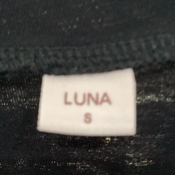 Black long sleeve with shoulder pads. - Picture 3 of 3